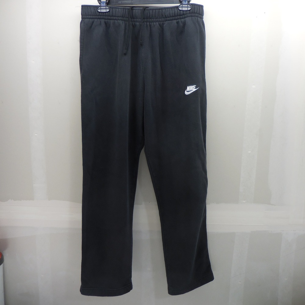 Nike Mens Sportswear Fleece Sweatpants Black XL Straight Leg Joggers 32x32